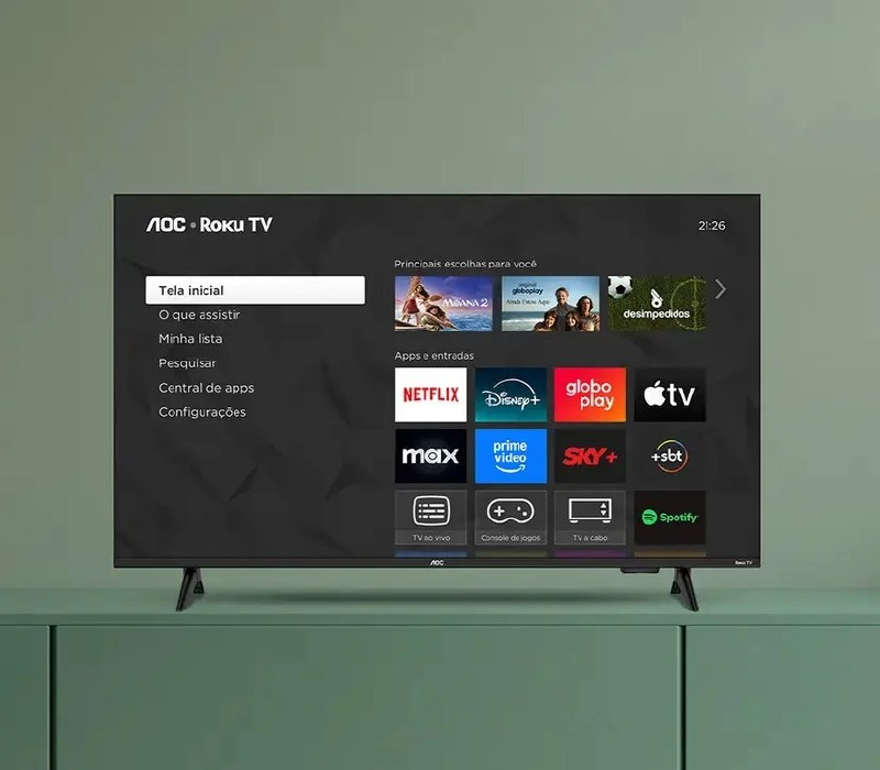 Smart Tv Aoc Dled 32 Wi-fi Roku Tv Quad Core 32s515578g