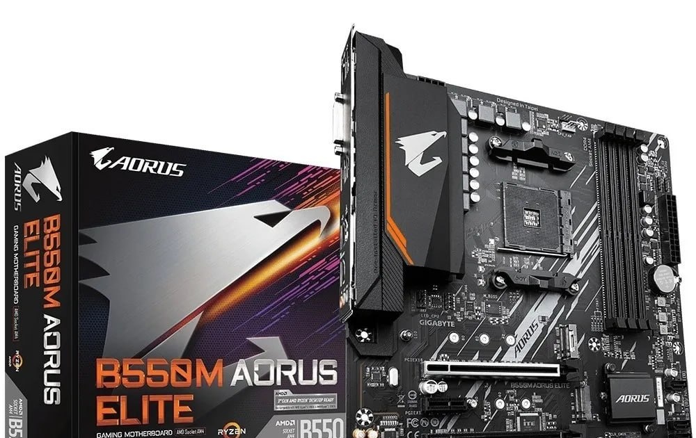Placa Mãe Gigabyte B550M Aorus Elite