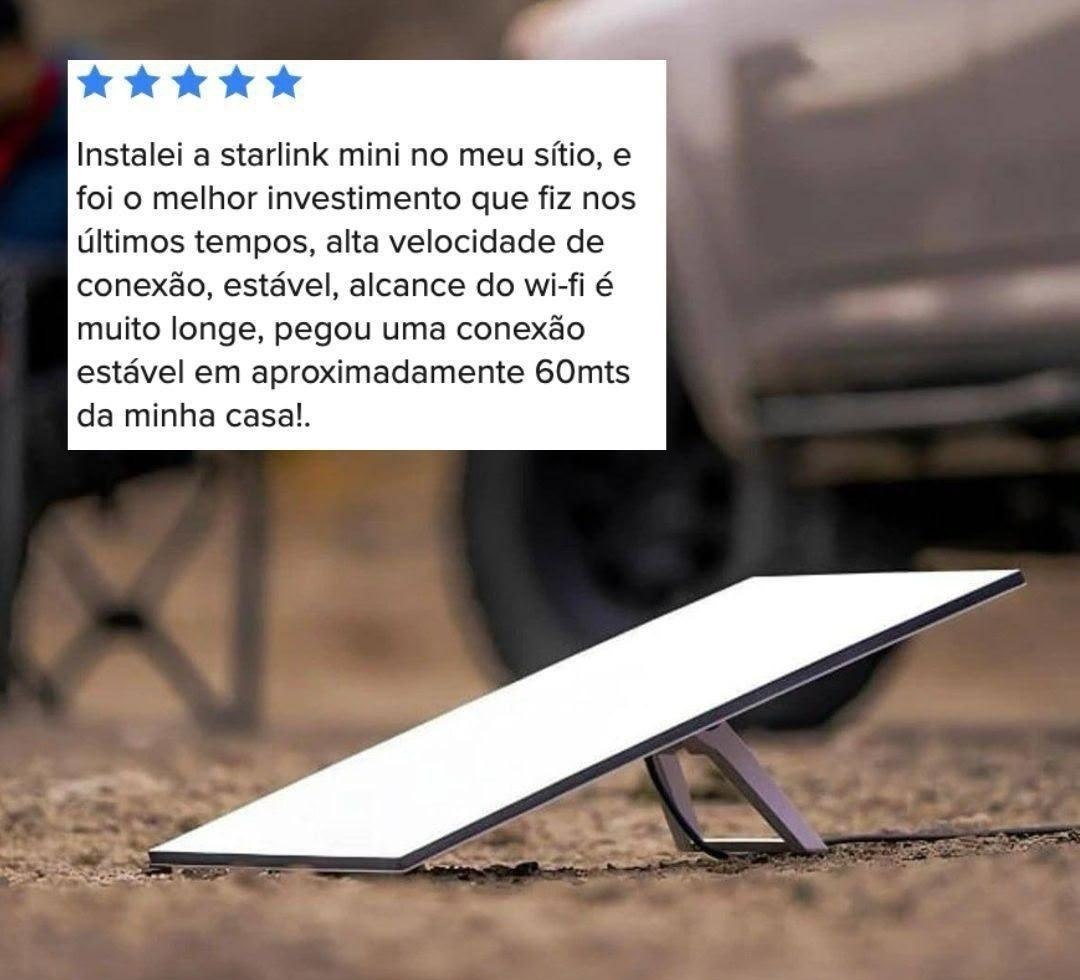 Kit Starlink Mini Internet Via Satélite