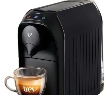 Cafeteira Passione Automática Multipressão Três Corações Preto Brilhante