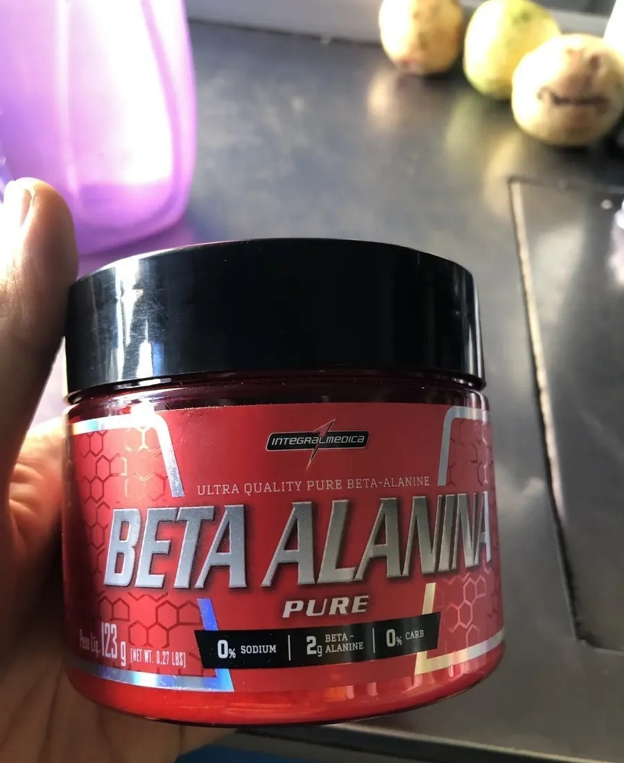 Beta Alanina Pura em Pó 123g Integralmedica