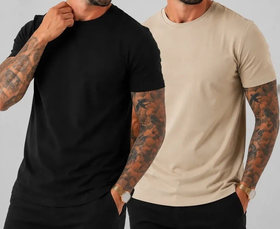 Kit 2 Camiseta Malha Peruana Premium