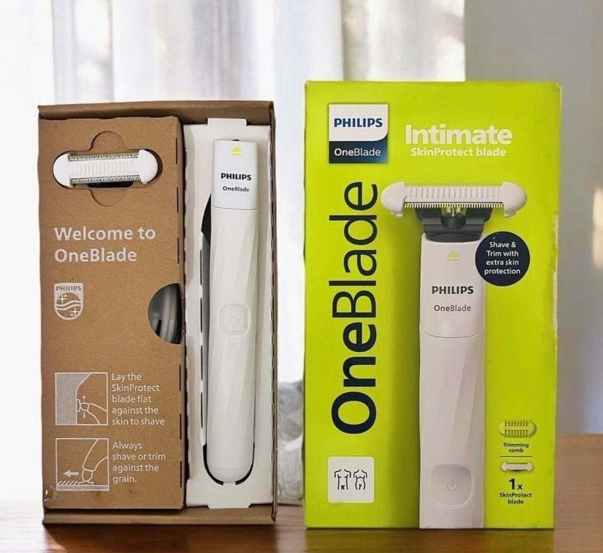 Aparador de Pelos Philips OneBlade Intimate QP192410