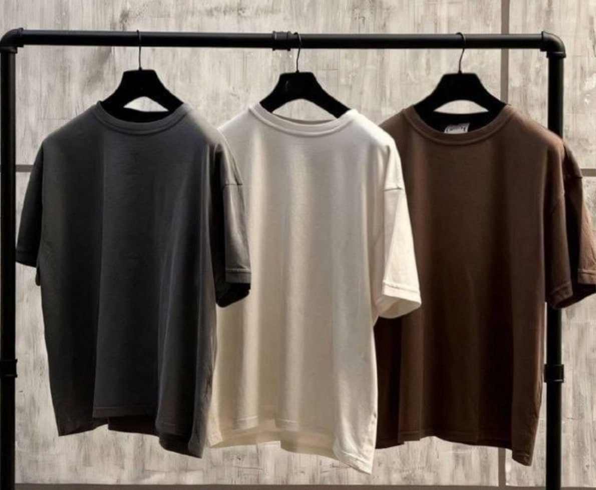 Kit 3 Oversized Masculina Streetwear Básica Lisa Premium