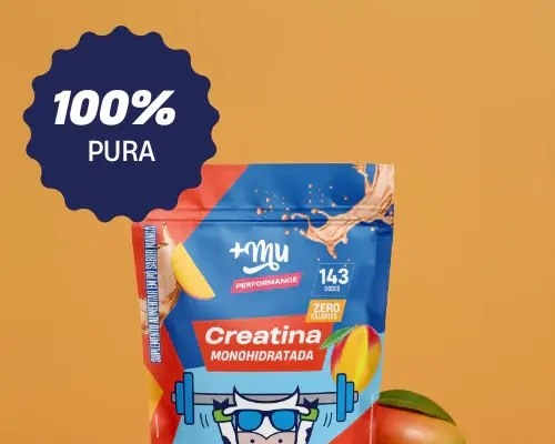 Creatina 100 Pura  Mu Sabor Manga 500g