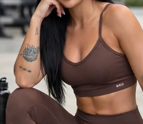 Conjunto Gkd Zero Transparência Legging Cós Alto Top Duplo