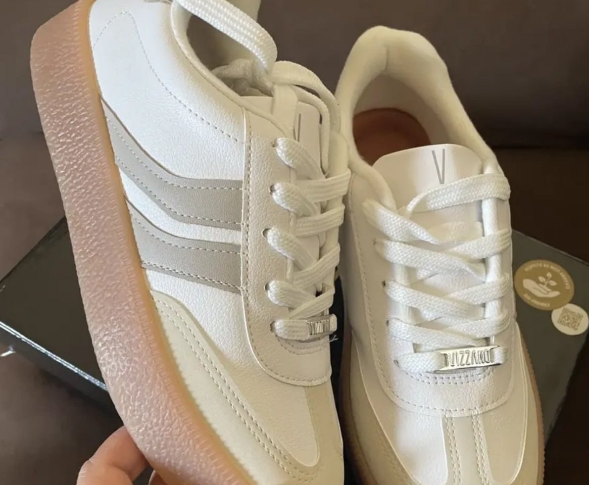 Tênis Feminino Casual Vizzano Branco Confortável