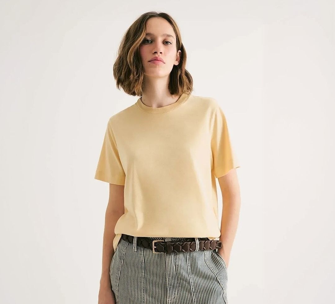 Camiseta Feminina Manga Curta Super Cotton Hering 5 cores