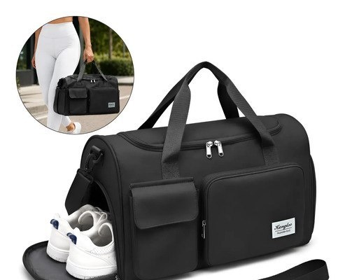 Bolsa Mala de Mão Dobrável para Viagem e Academia