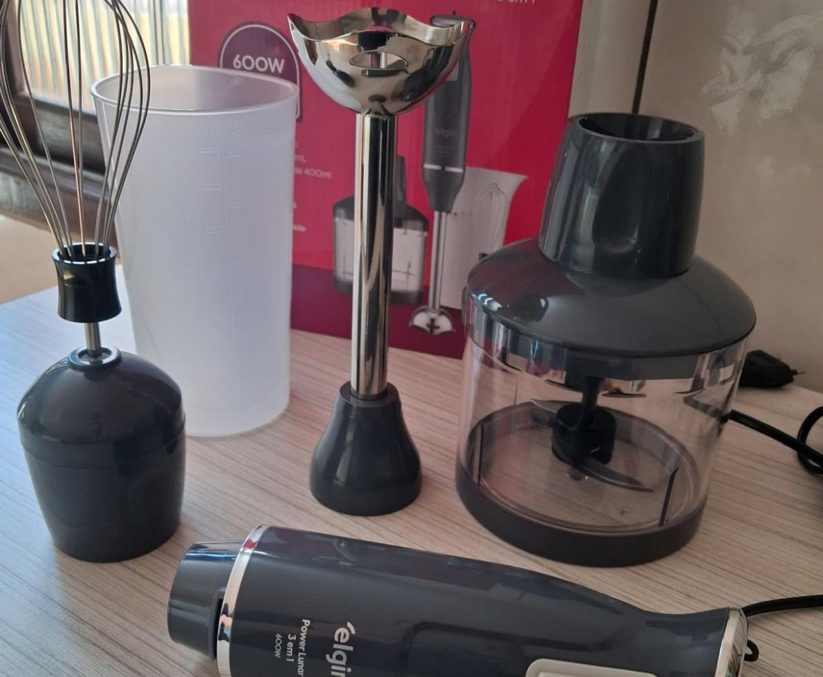 Mixer Vertical Turbo Chef Elgin 3 em 1 200W Preto 110V