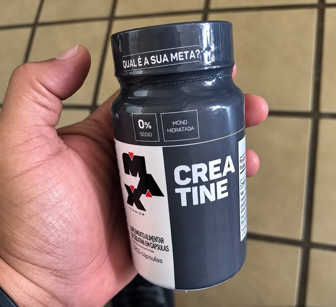 Creatina em Cápsulas Max Titanium 120 Cápsulas