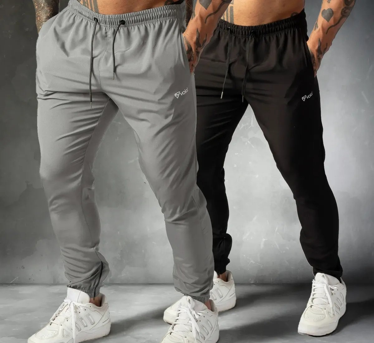 Kit com 2 Calças Jogger Tactel