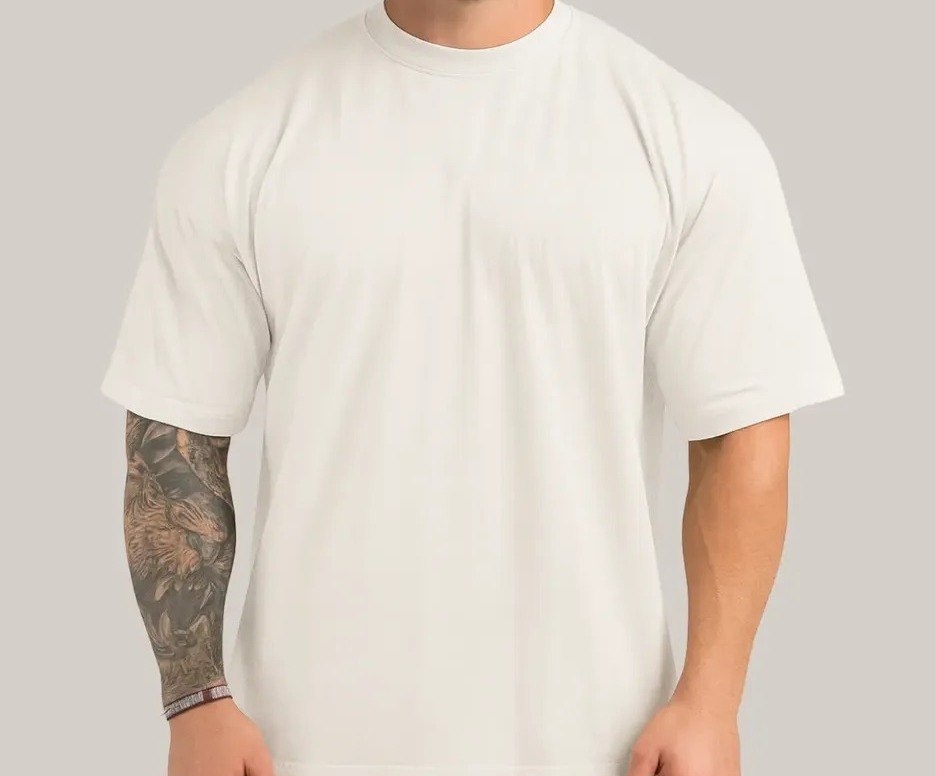 Camiseta Oversized Casual variações de cores disponíveis