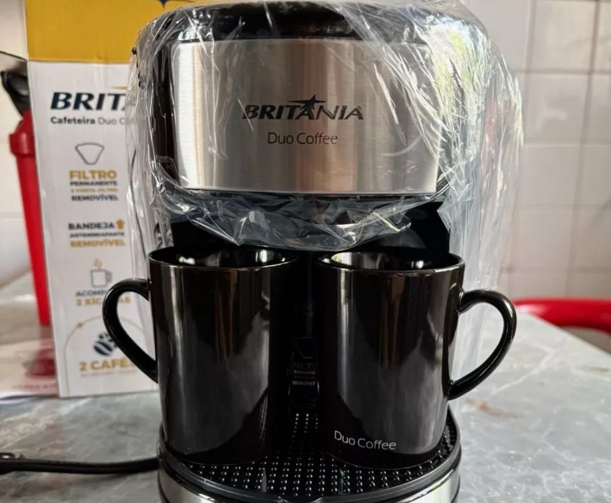 Cafeteira Elétrica Britânia 250ml 450W Duo Coffee 220V