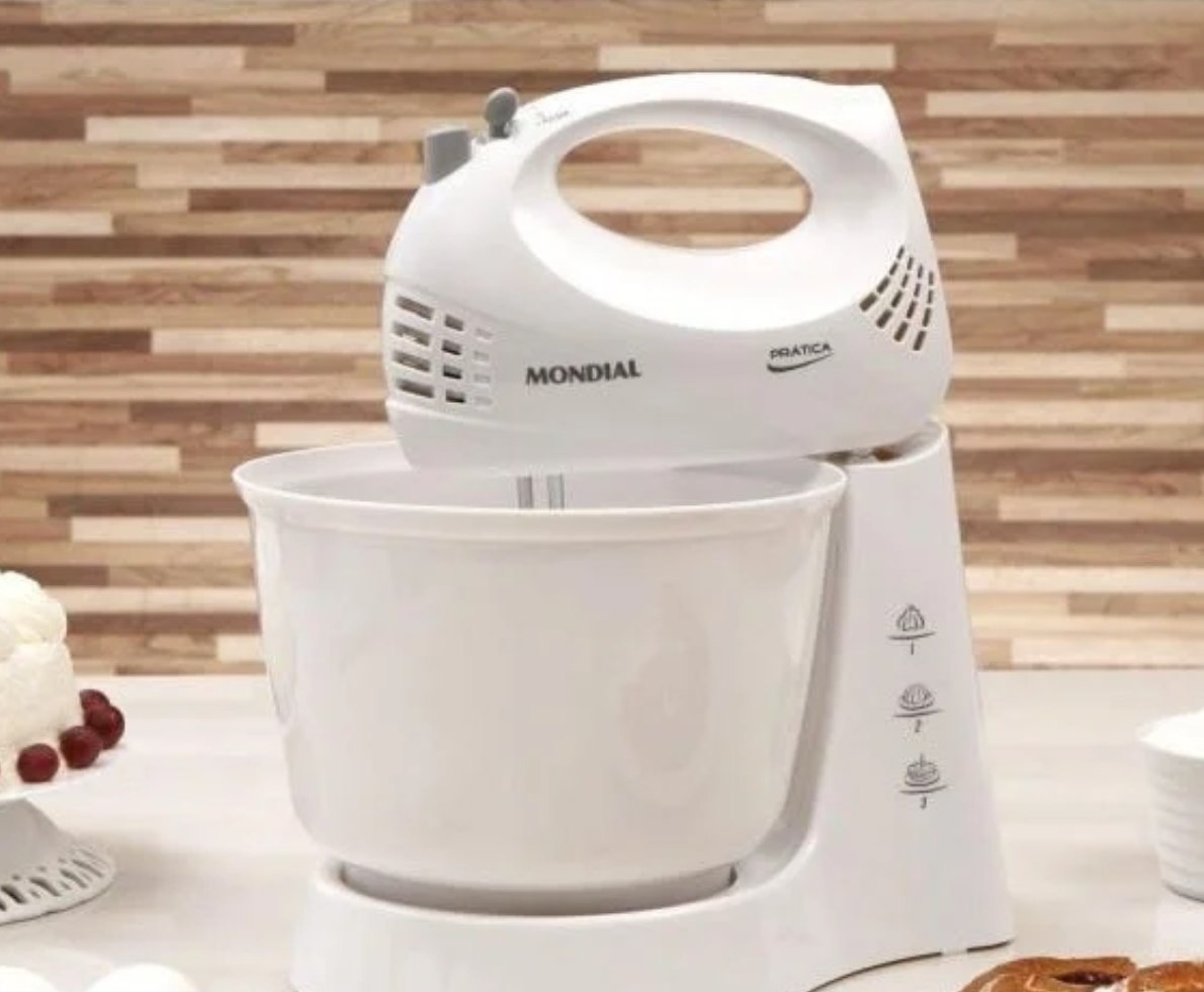 Batedeira 500W 4 Velocidades Mondial