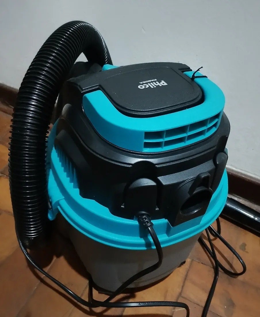 Aspirador de Pó PAS08A Cinza com Azul
