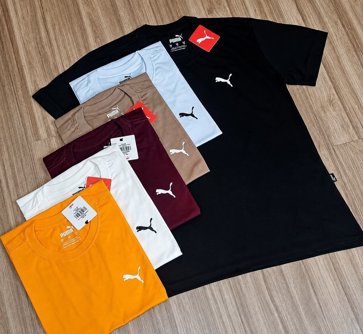 Camiseta Ess Small Puma Logo 6 cores