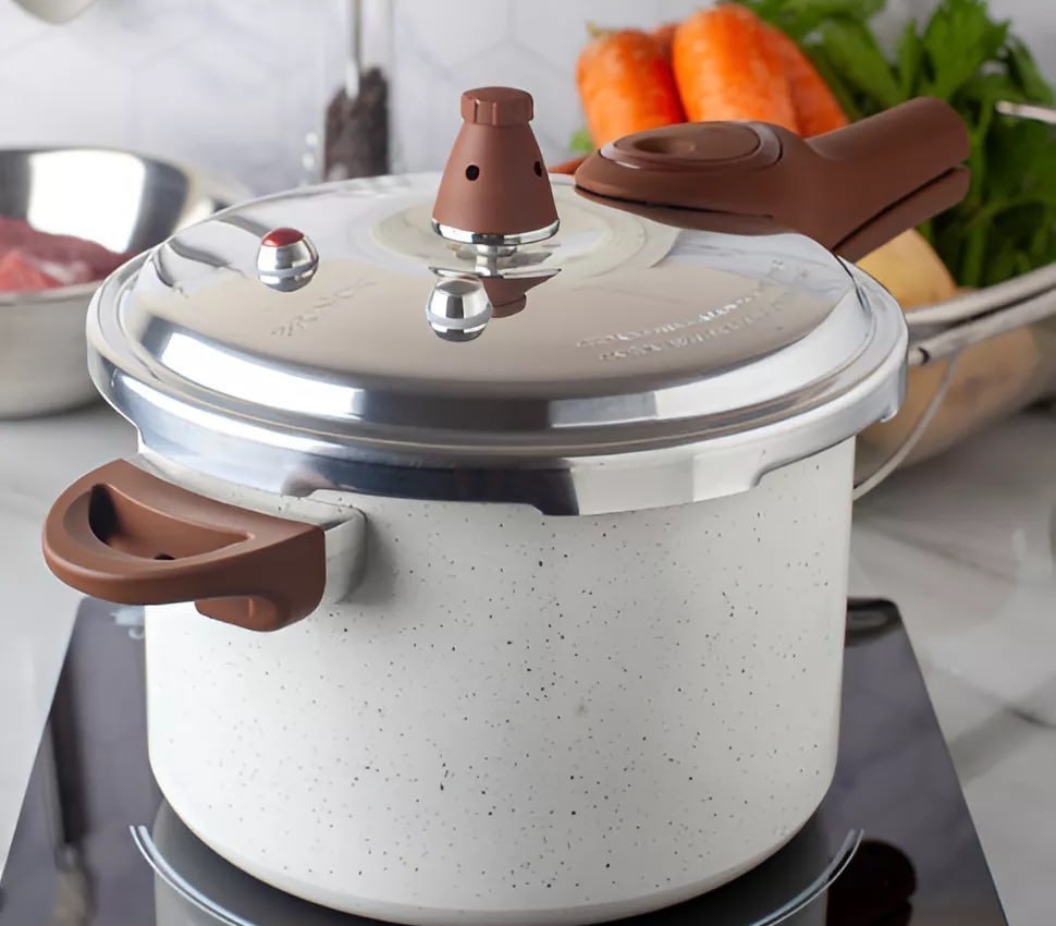 Panela de Pressão Brinox Revestimento Cerâmica Indução 4,2L