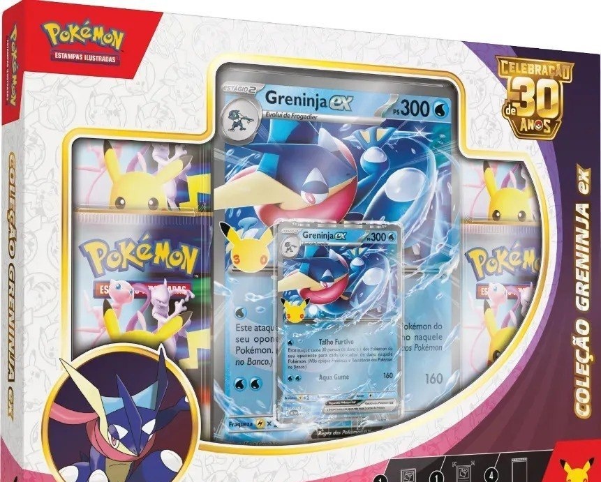 Pokémon Celebração de 30 Anos  Box EX Greninja