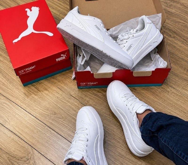 Tênis Puma Court Classic Clean BDP 5 cores