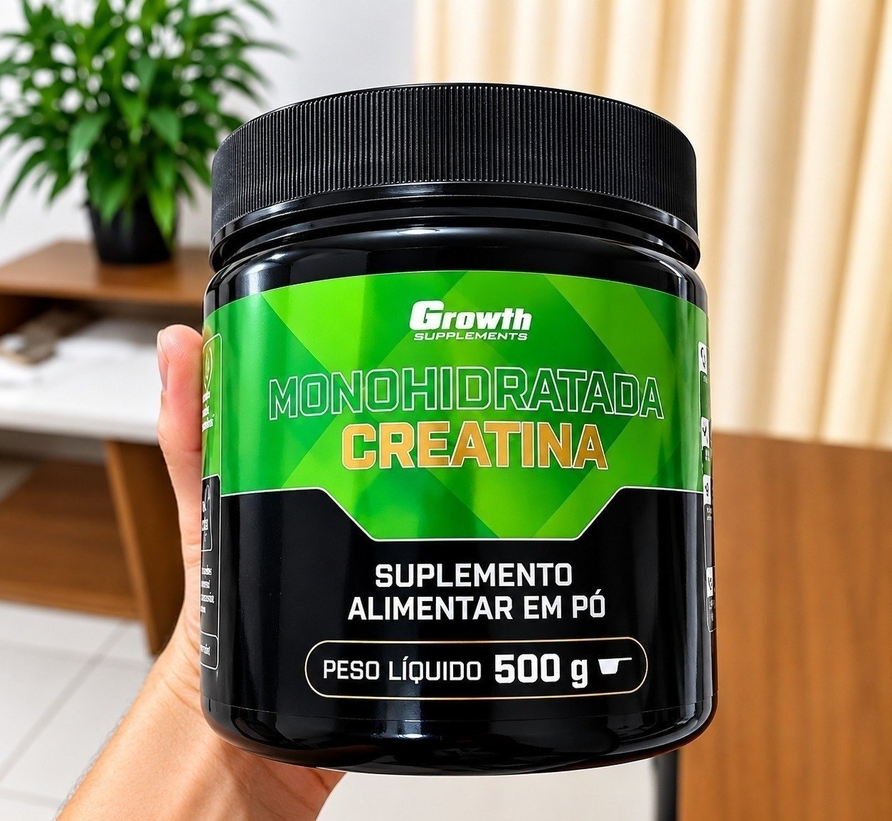 Creatina 100 Pura Growth 500g