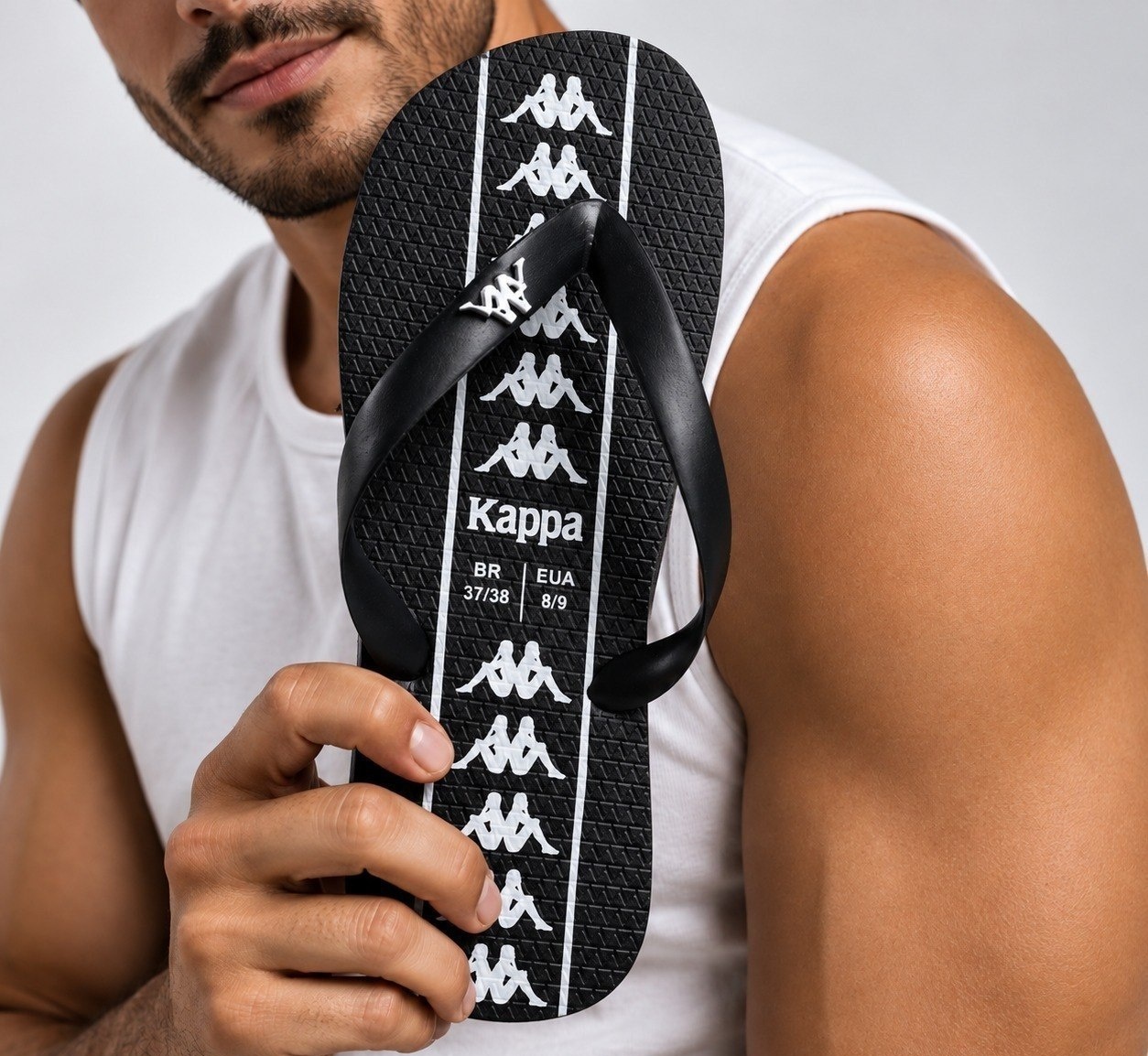 Chinelo Kappa Beach 3 cores