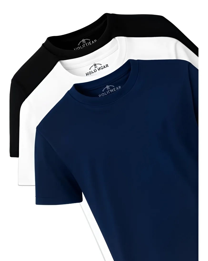 Kit 3 Camisetas Masculinas Polo Wear