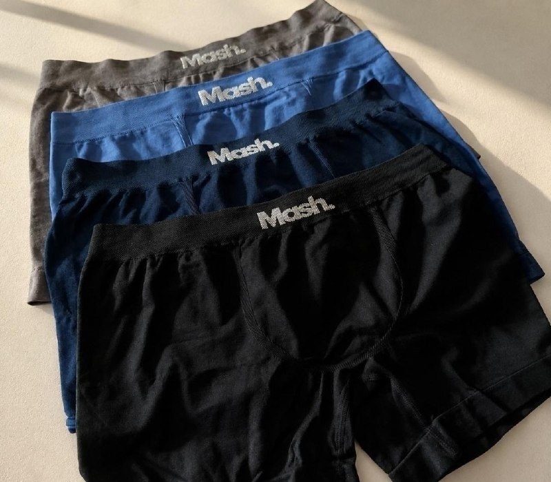 Kit com 4 Cuecas Boxer Microfibra Mash