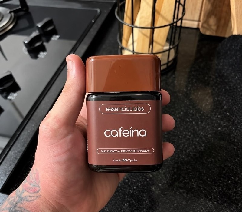 60 Cápsulas Cafeína 100 Pura 200mg
