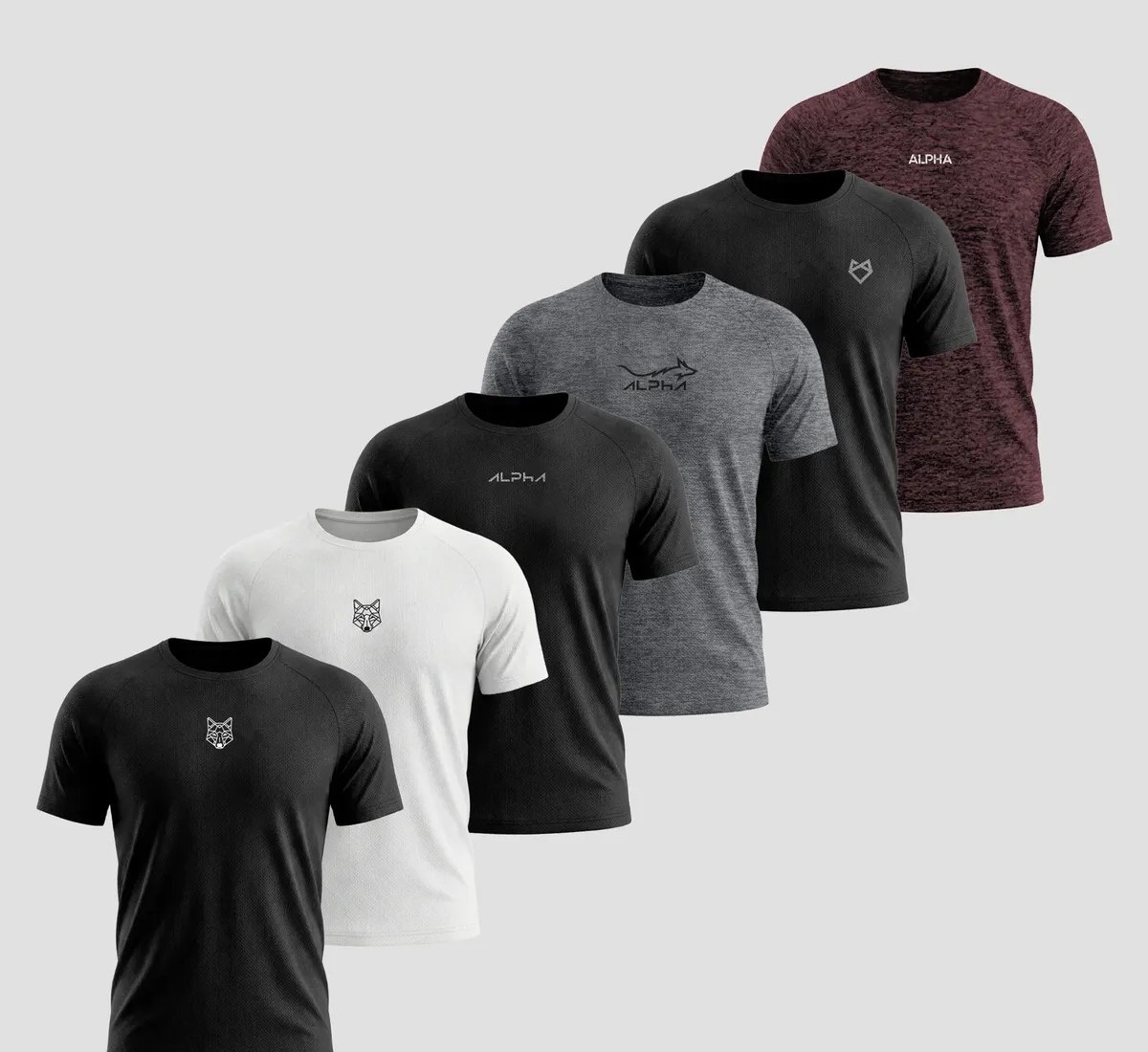 Kit 6 Camisetas Mais Procuradas Alpha