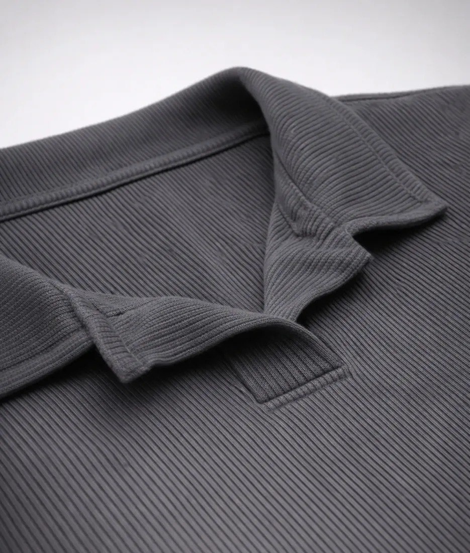 Camisa Camiseta Polo Texturizada