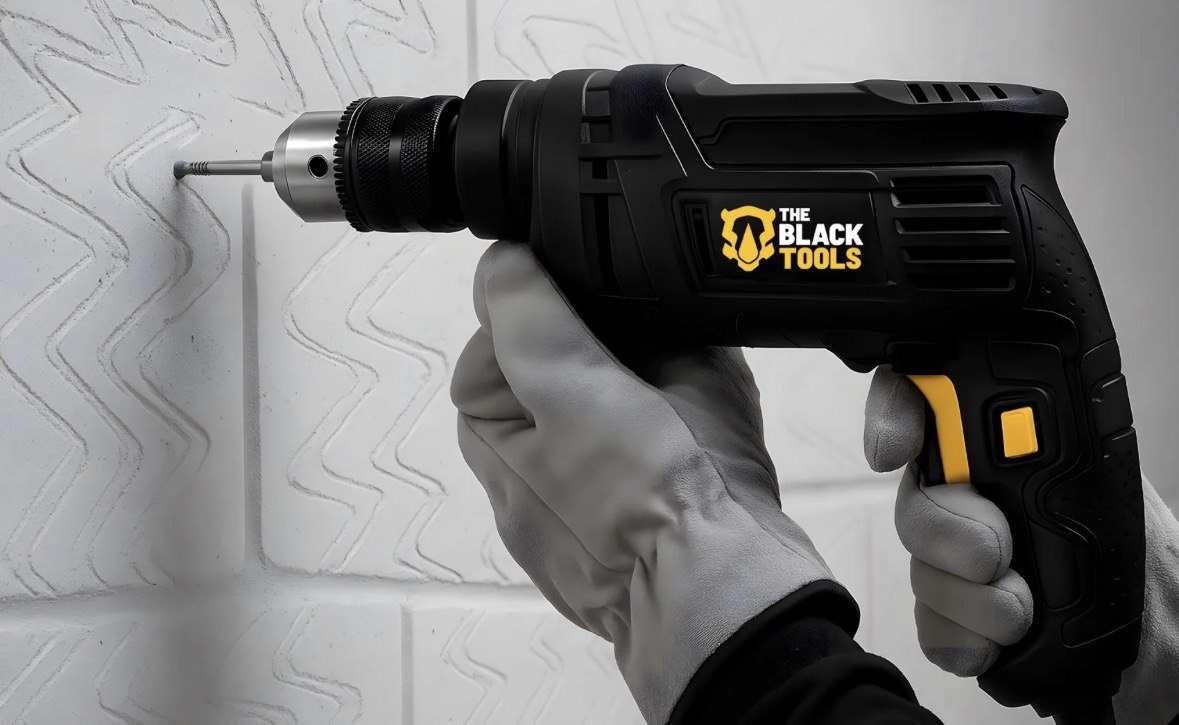 Furadeira De Impacto 38 Pol. 10mm 550w  Kit 300 Peças