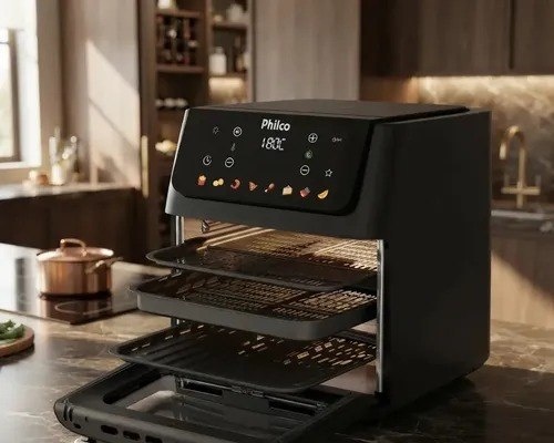 Fritadeira Air Fryer Philco 16 Litros Paf16c Preto 220v
