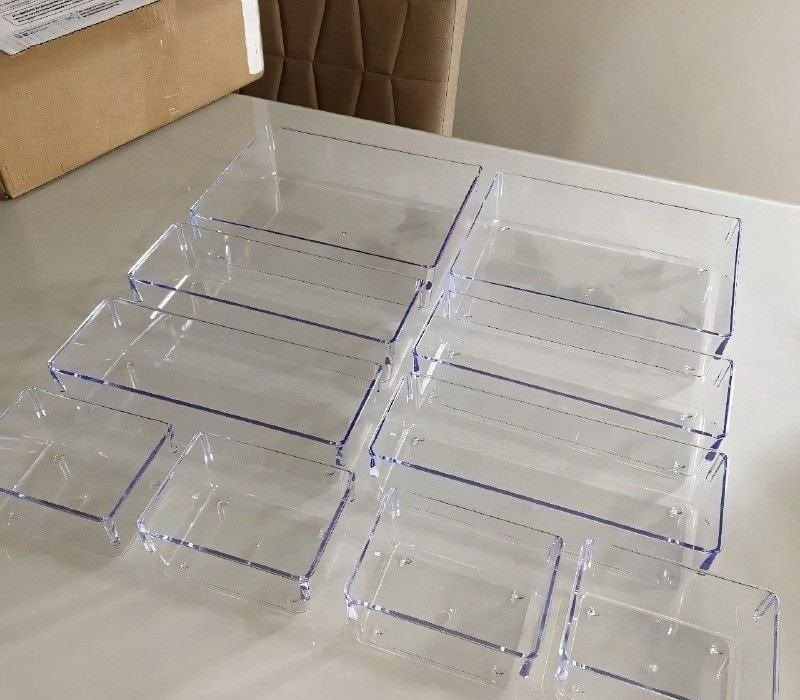 Kit com 10 Organizadores Multiuso Acrílico