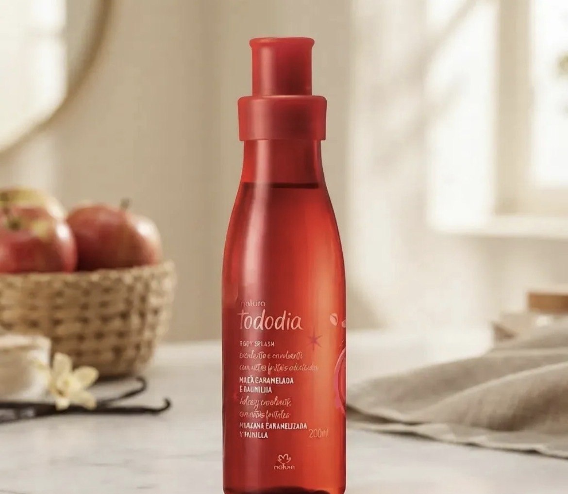 Body Splash Maçã Caramelada E Baunilha 200ml Natura Tododia