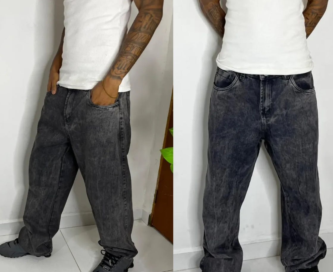 Calça Jeans Larga Baggy