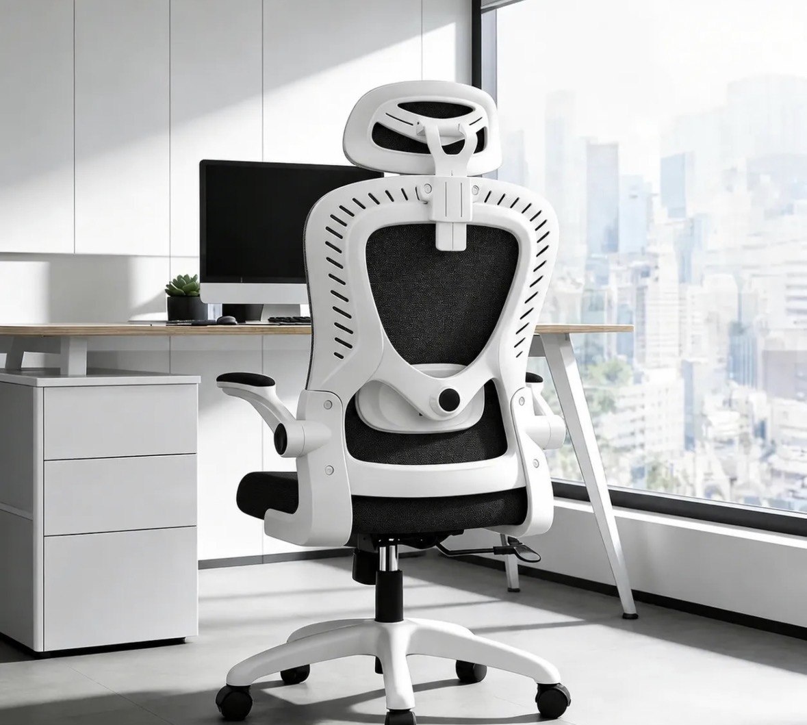 Cadeira Escritório Confortável Ergonômica Giratória Legacy