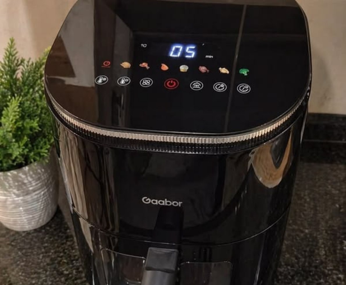 Gaabor Fritadeira Air Fryer 2,8L 360 Ar Quente Antiaderente