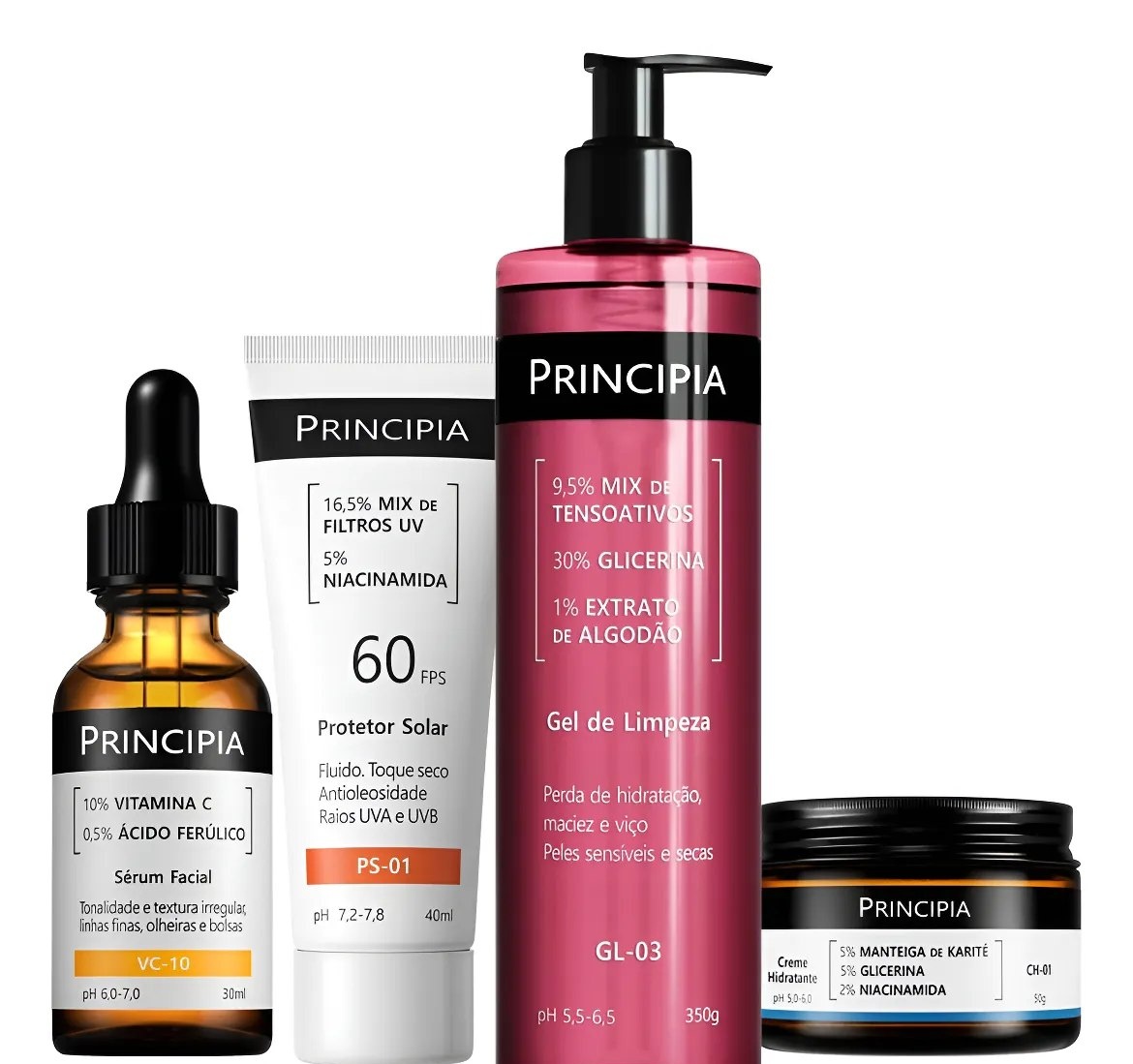 Principia Kit Essencial Gl-03  Ch  Vc  Ps Sensível Dianoite