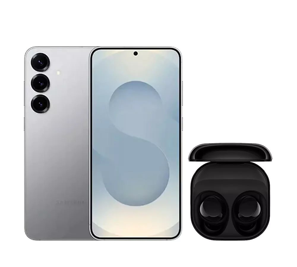 Galaxy S25 512GB - Prata  Galaxy Buds Core - Preto