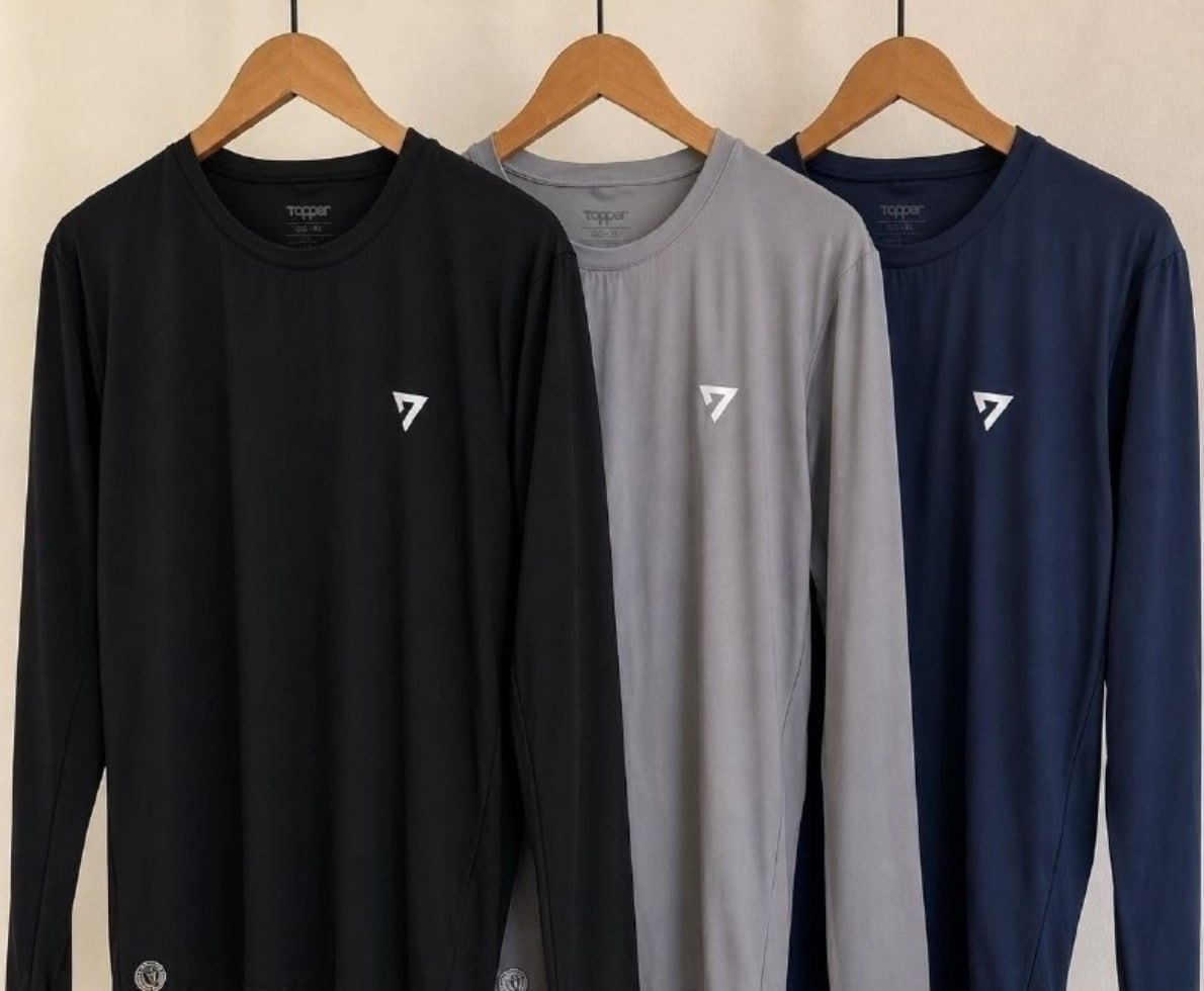 Kit 3 Camisetas Térmicas Segunda Pele Uv50