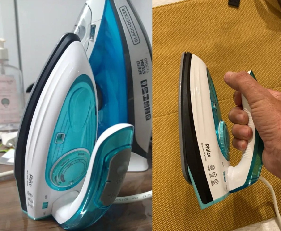 Ferro de Passar a Vapor Philco Travel Ceramic Bivolt