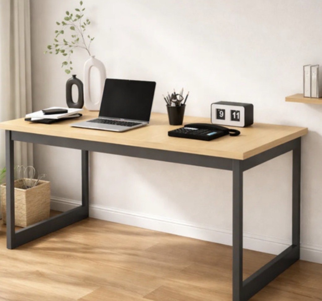 Mesa Escritório Industrial 150x60 Reforçado Ferro Homeoffice