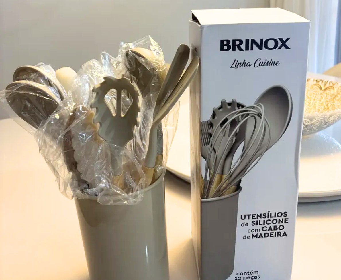 Kit Silicone Para Panelas Brinox 12 Peças