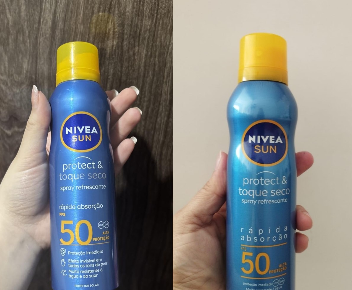 NIVEA SUN Protetor Solar Spray Protect  Toque Seco FPS 50 200ml