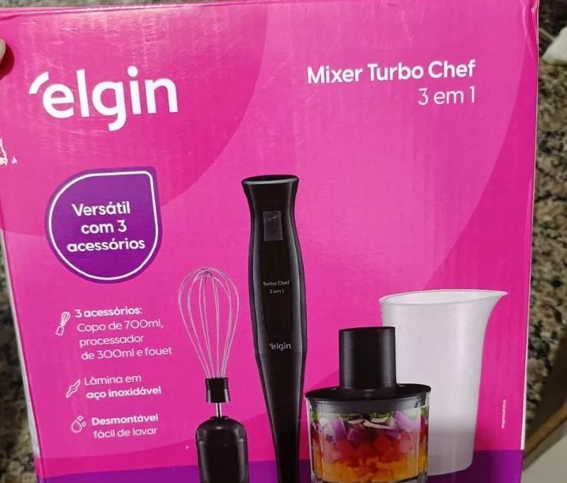 Mixer Elétrico 3 em 1 200W Elgin - 127V
