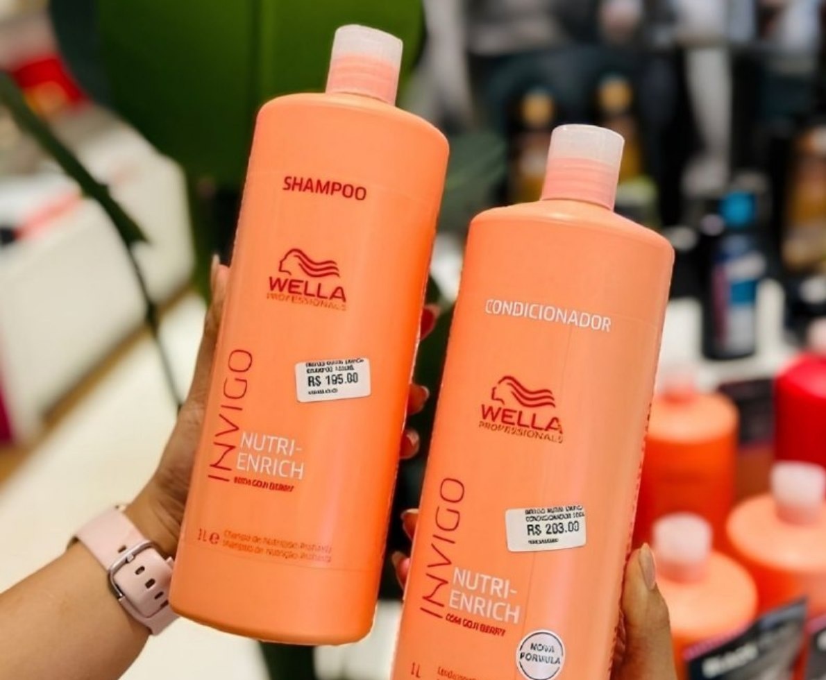 Kit Wella Invigo Nutri Enrich Shampoo e Condicionador