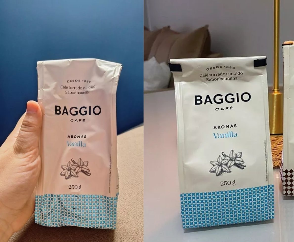 Baggio Café Torrado e Moído Aromas Vanilla 250g