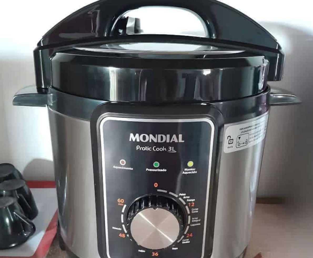 Panela de Pressão Elétrica Mondial 3L 700W