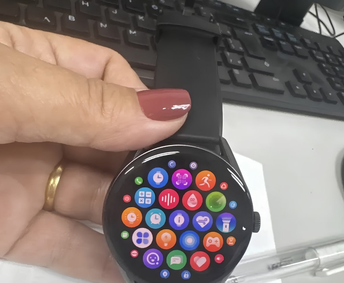 Relógio Smartwatch Qcy Gt S8 Tela Amoled Bluetooth